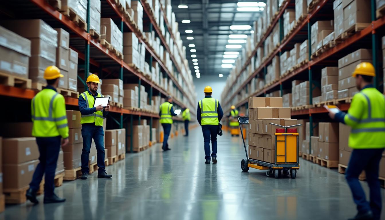 Illustration: Détail étape par étape du processus de picking en entrepôt