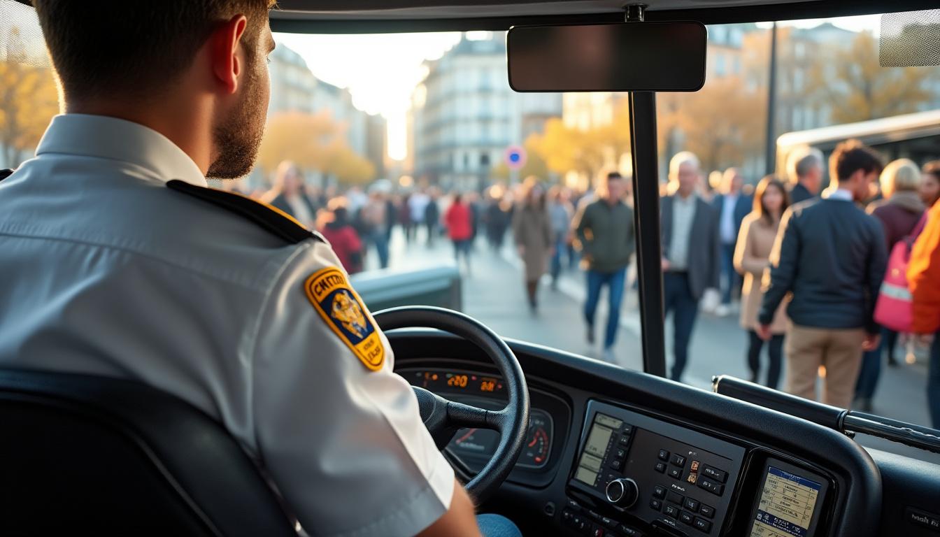 Illustration: Présentation du métier de conducteur de bus