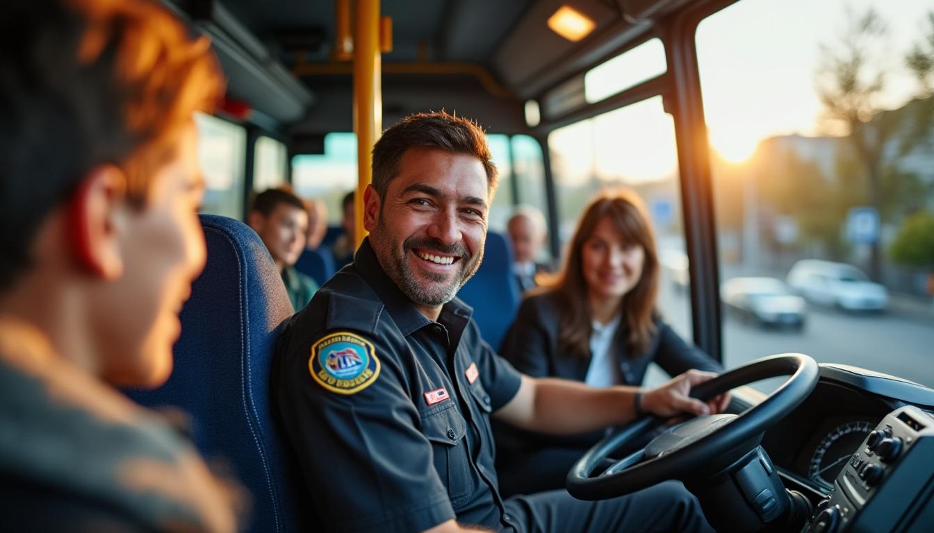 Illustration: Compétences et qualités requises pour exercer le métier de conducteur de bus