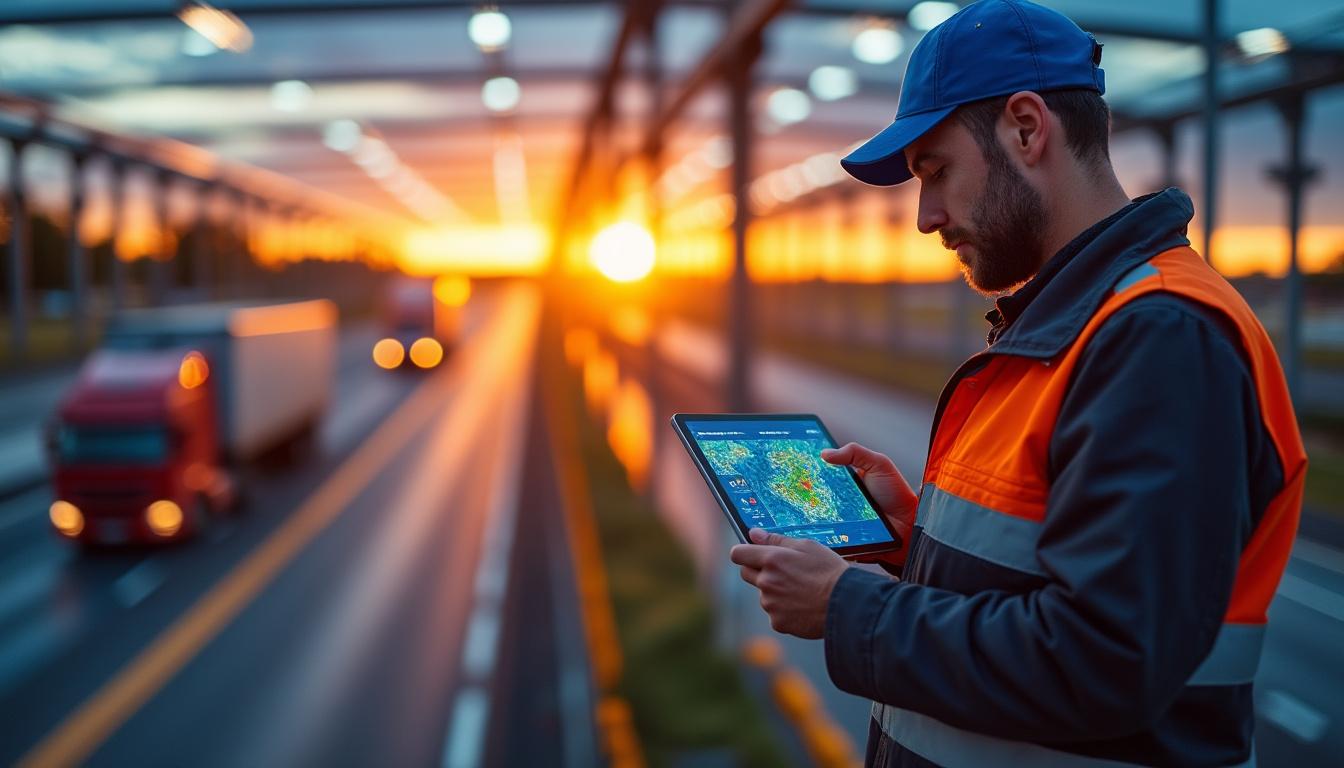 Illustration: Définition et principes des technologies de tracking dans le secteur du transport