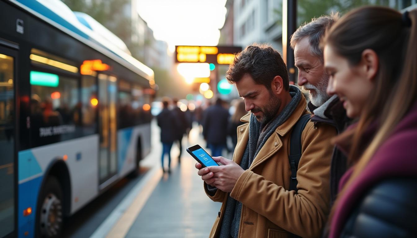 Illustration: Usages et avantages de l’utilisation des applications de suivi du transport