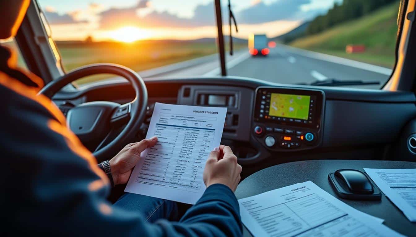 Illustration: Définition des frais de route dans le transport routier en 2025