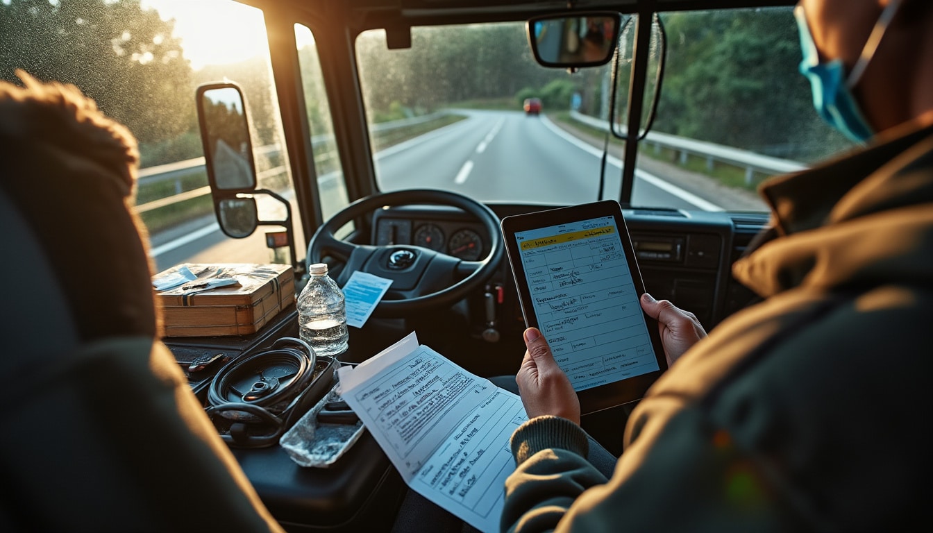 Les frais de route dans le transport routier : calcul et gestion