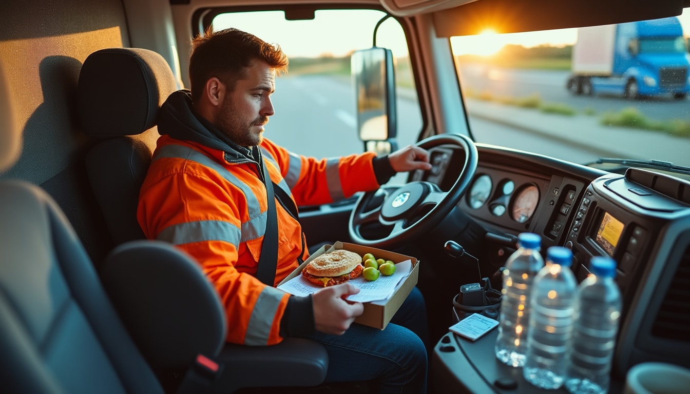 Illustration: Définition du panier repas dans le transport routier et cadre légal