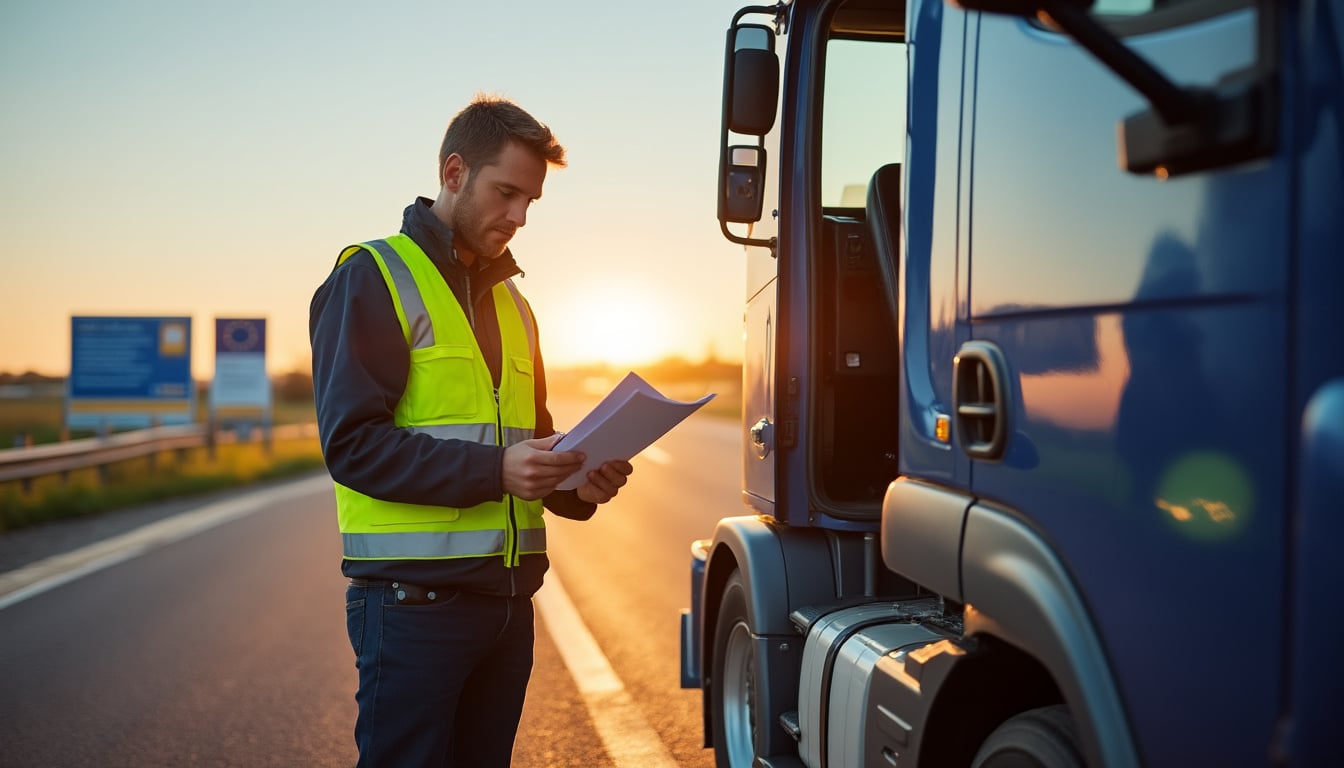 Illustration: Réglementation européenne et obligations légales en RSE pour le transport routier