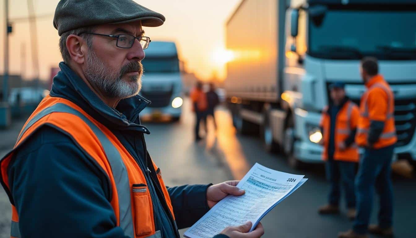 Illustration: Décoder la nouvelle grille de salaires du transport routier pour 2024