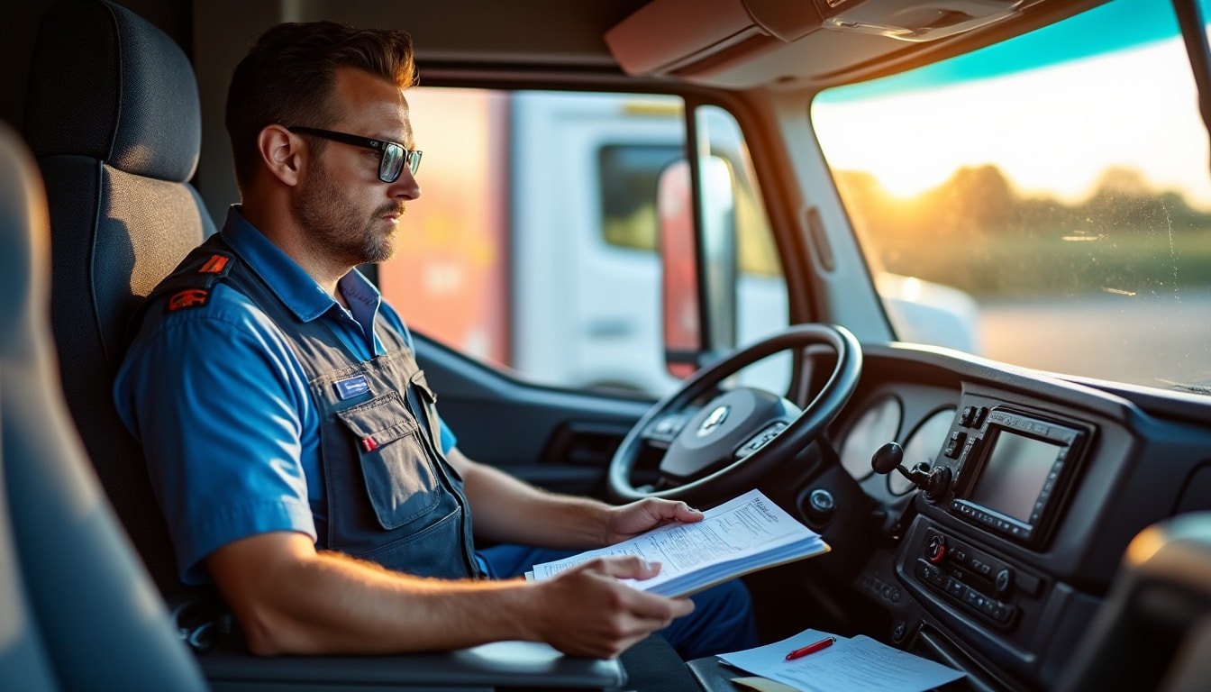 Illustration: Comprendre le fonctionnement du contrat de 186 heures dans le transport routier