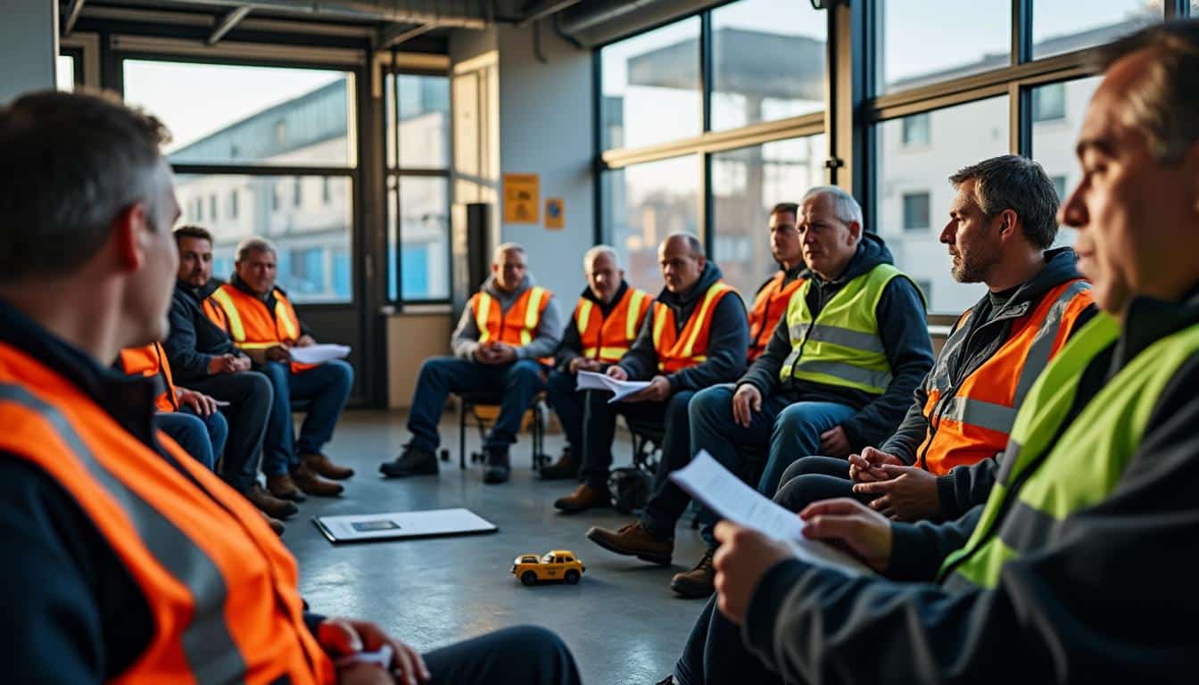 Illustration: Les objectifs et bénéfices concrets de la formation à la sécurité du chauffeur de marchandise obligatoire