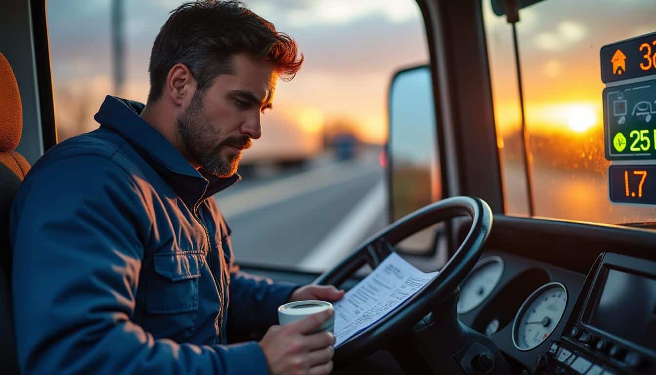 Illustration: Comprendre les frais de route dans le transport routier en 2024