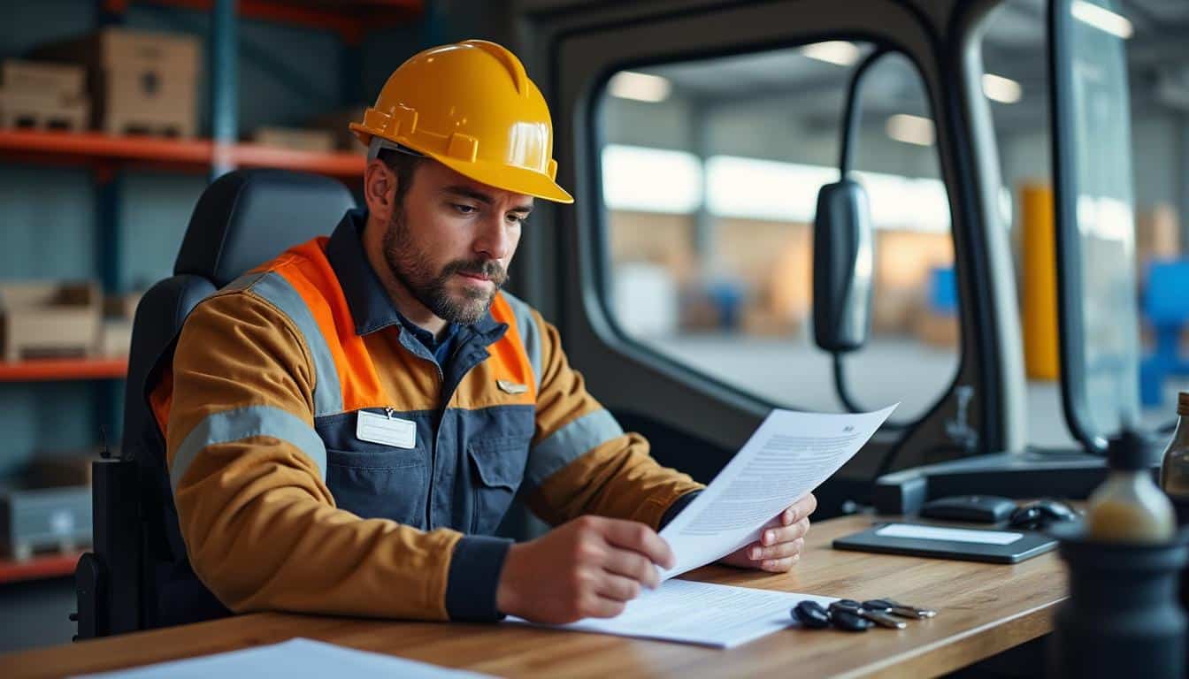 Illustration: Comprendre la lettre de démission dans le transport routier et ses spécificités