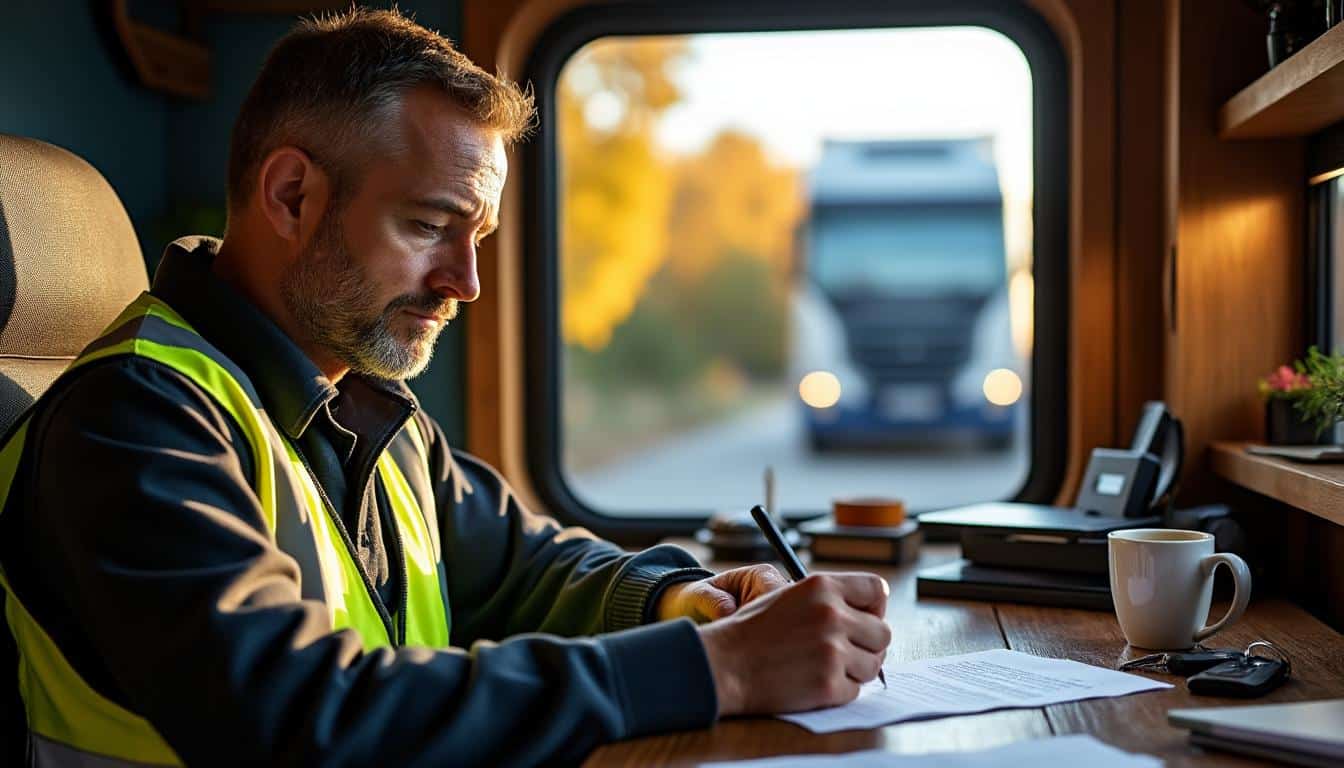 Illustration: Les étapes clés pour rédiger et envoyer sa lettre de démission dans le transport routier
