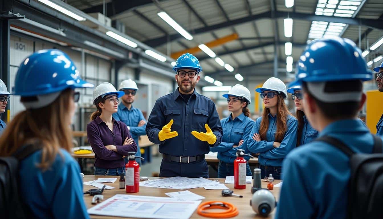 Illustration: Les objectifs clés d’une formation sécurité aux risques chimiques et protocoles