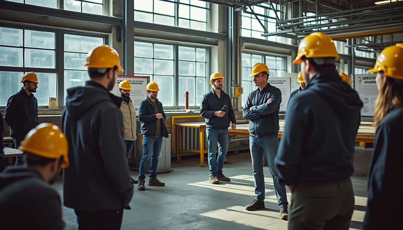 Formation de sécurité et sensibilisation au bruit et à l’exposition