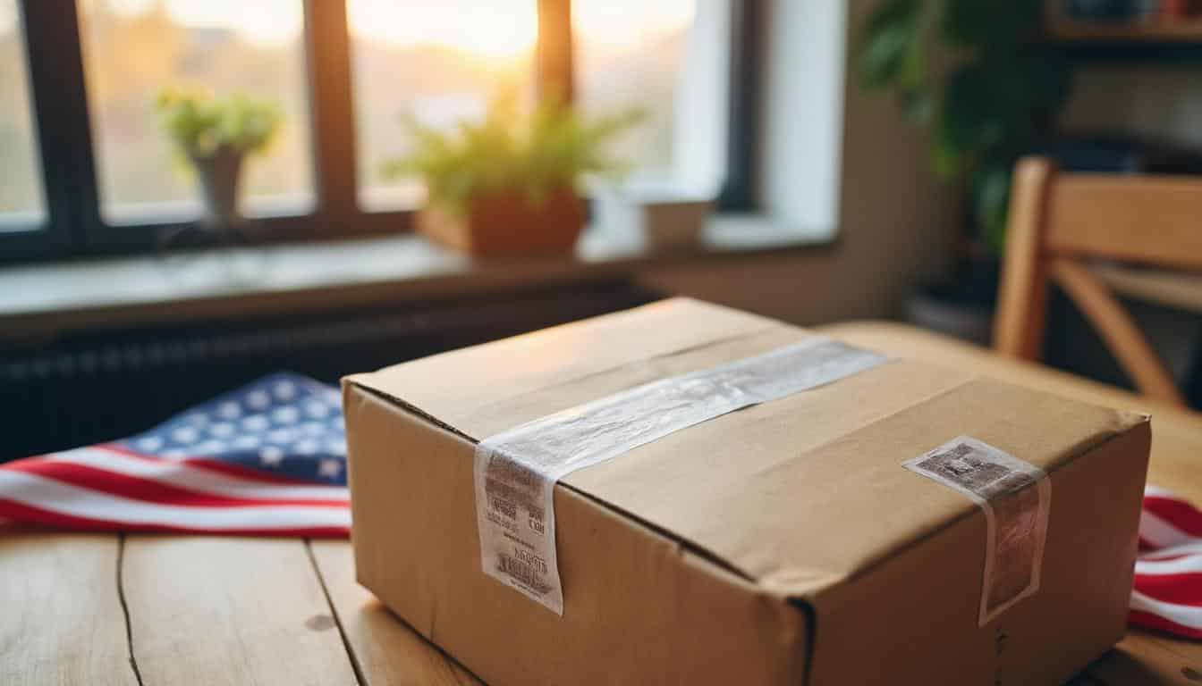 Illustration - Préparer son colis pour l’expédition vers les États-Unis