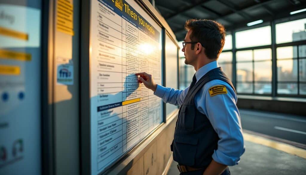 Planning des conducteurs avec affichage obligatoire des horaires : guide complet