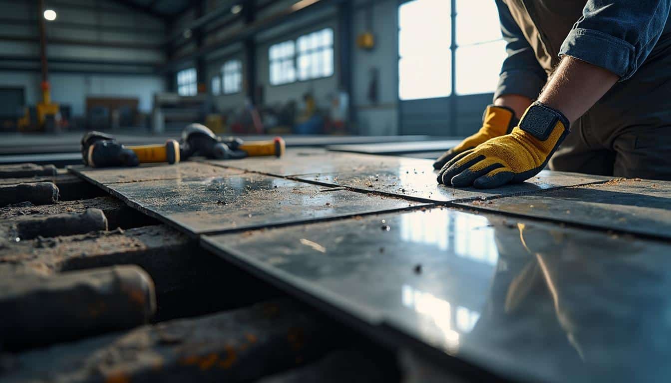 Gérer une plaque de transport dont le matériau est fissuré