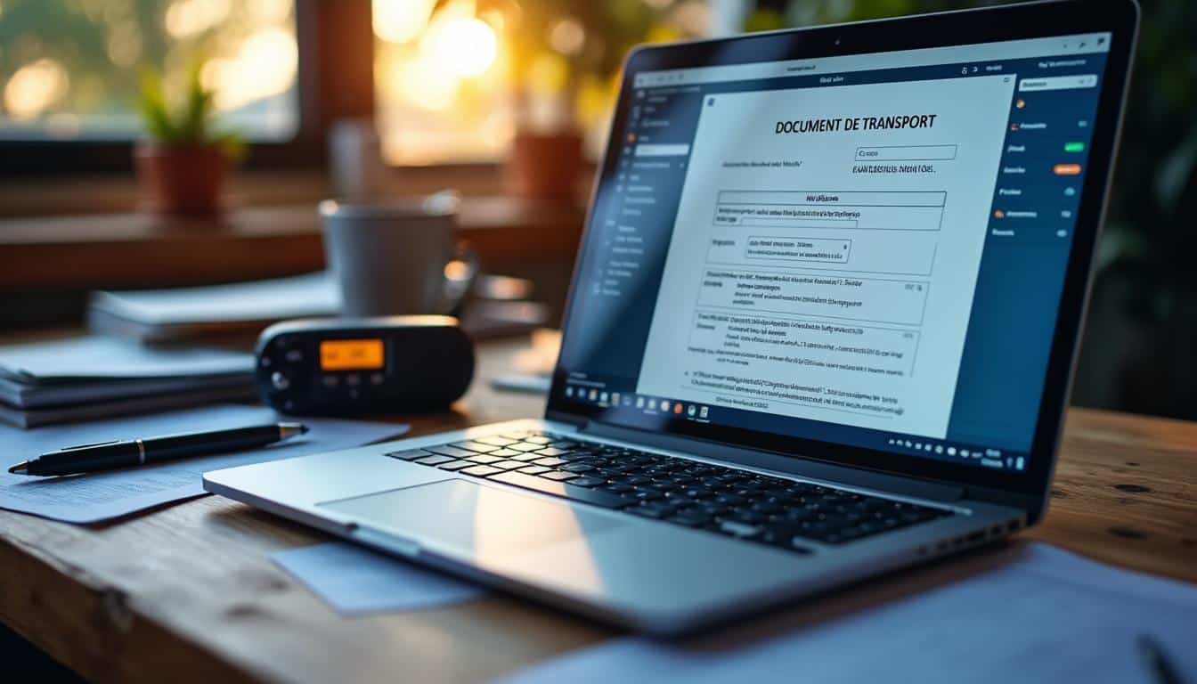 Illustration - Pourquoi écrire sur un PDF en ligne pour vos documents de transport ?