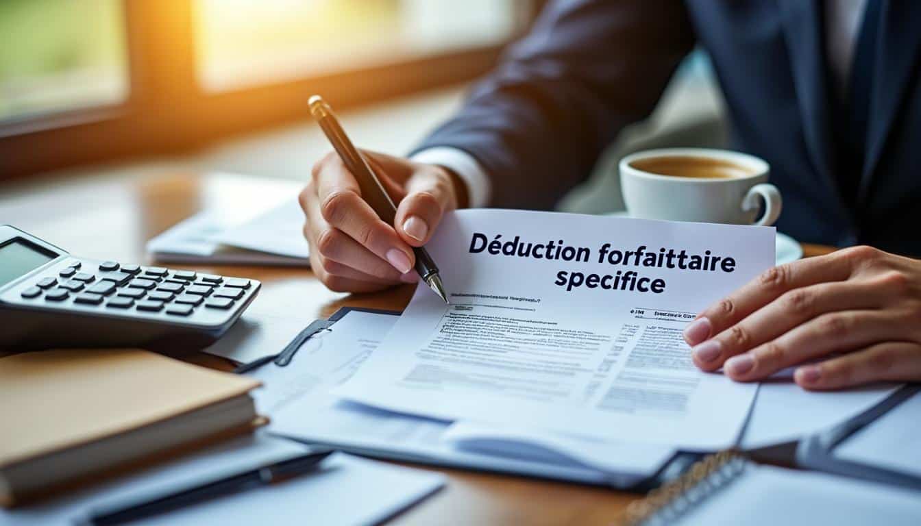 Illustration: Comprendre la déduction forfaitaire spécifique dans son cadre légal
