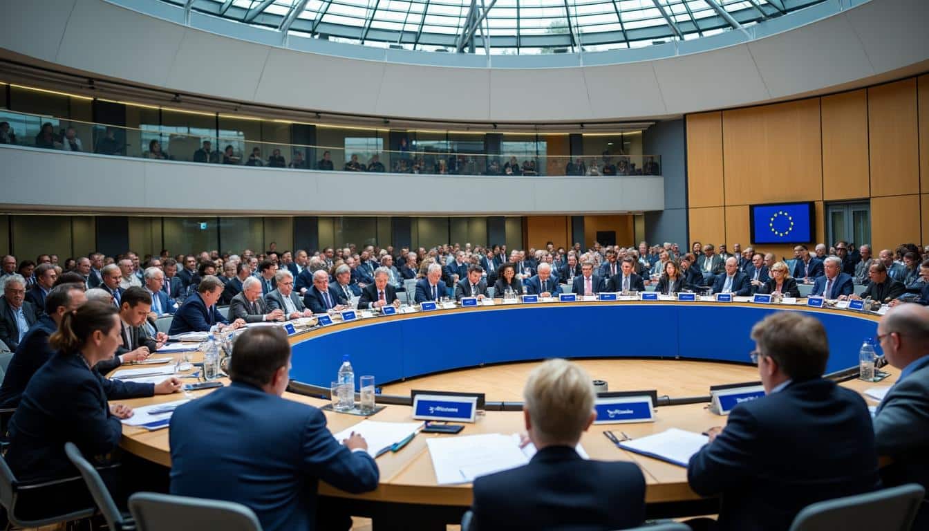 Illustration: Comprendre le cadre légal et les acteurs clés de la réglementation sociale en Europe