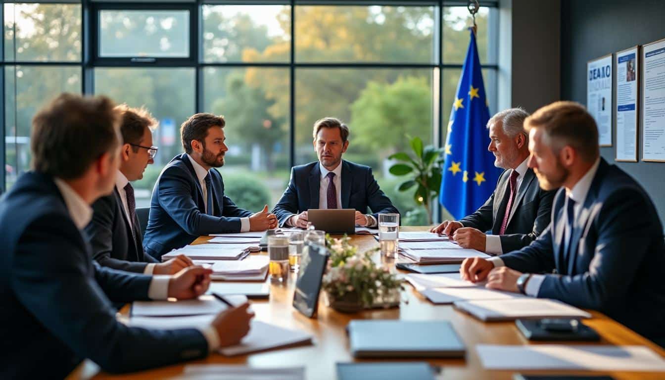 Illustration: Comprendre les fondements et le cadre légal de la réglementation sociale en Europe