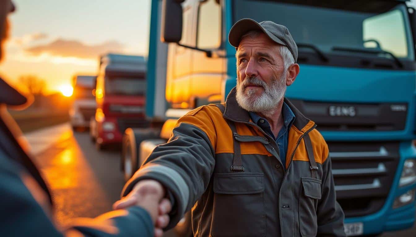 Illustration: Comprendre le congé de fin d’activité dans le secteur du transport routier