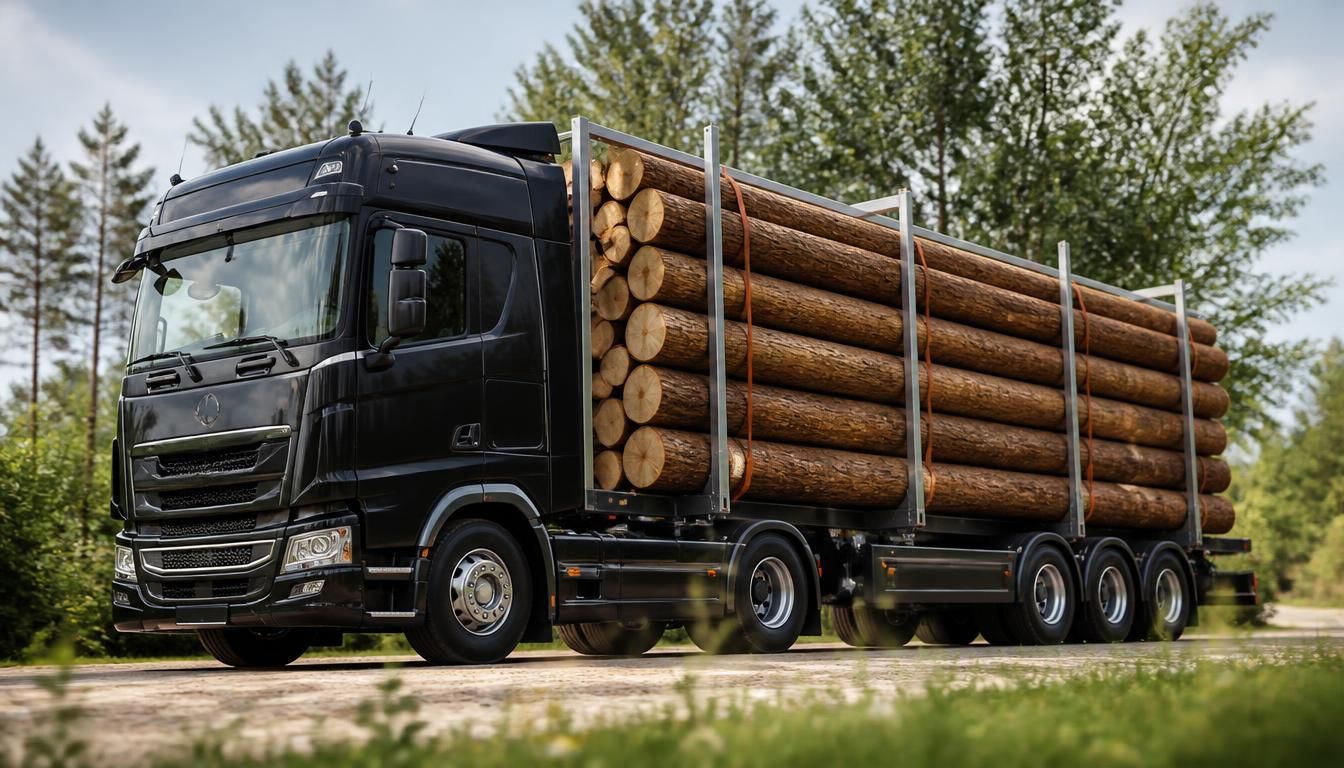 Image mise en avant pour Acheter un camion pour le transport de bois sans se tromper